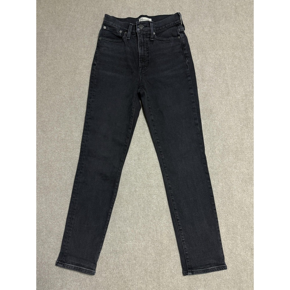Madewell Jeans Womens 24 Black The‎ Perfect Vintage Jean High Rise Stretch Denim